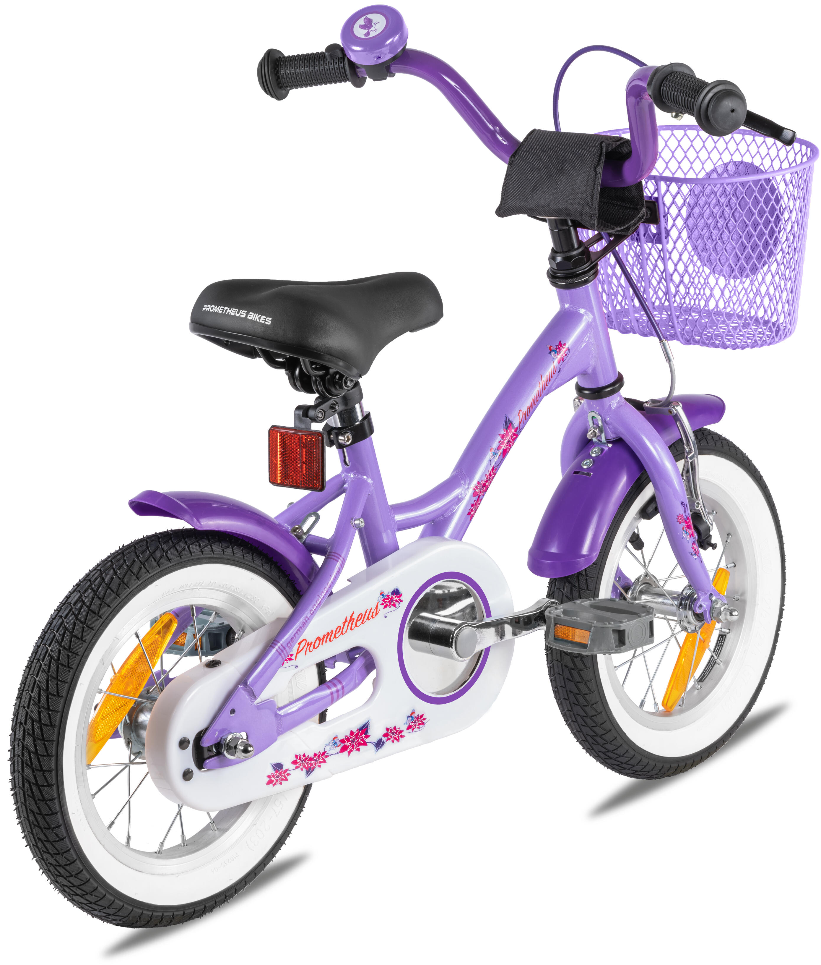 Kinderfahrrad 12 Zoll ab 3 Jahre mit Stützräder und Rücktritt 4/8