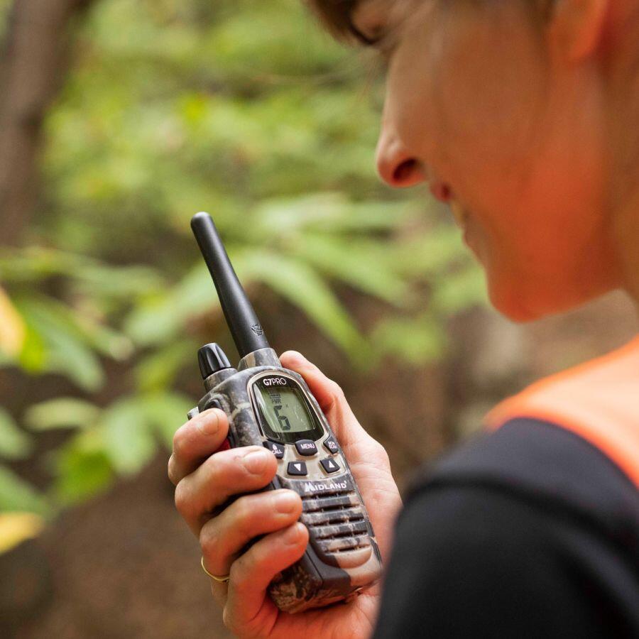 Midland G7 PRO Mimetic – Talkie‑Walkie 16 canaux PMR446 écran LCD VOX 4/7
