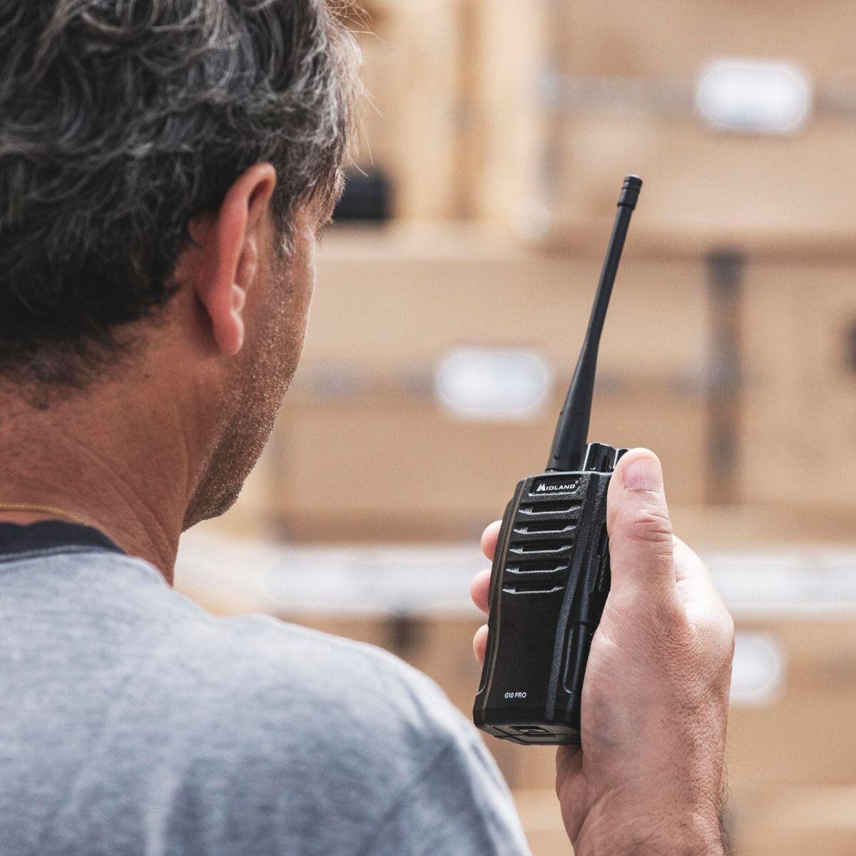 Walkie talkie MIDLAND G10 PRO 32 memorias, robusto 7/7
