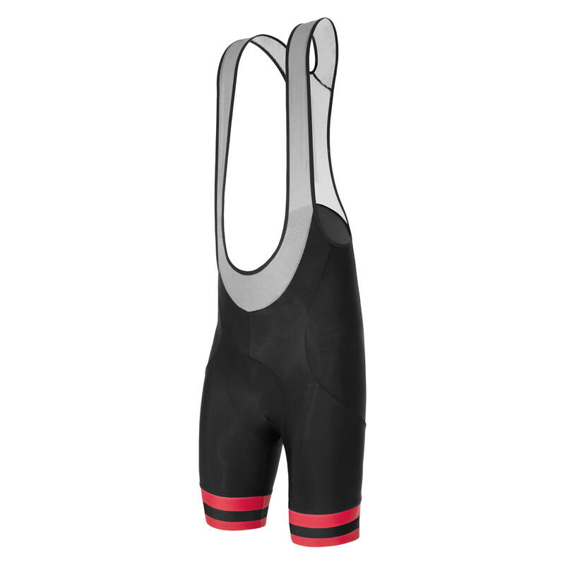 Culote corto Ciclismo Santini Karma Kinetic NEGRO-ROJO 3/4