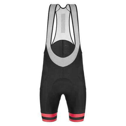 Cyclisme court Santini Karma Black-Rojo