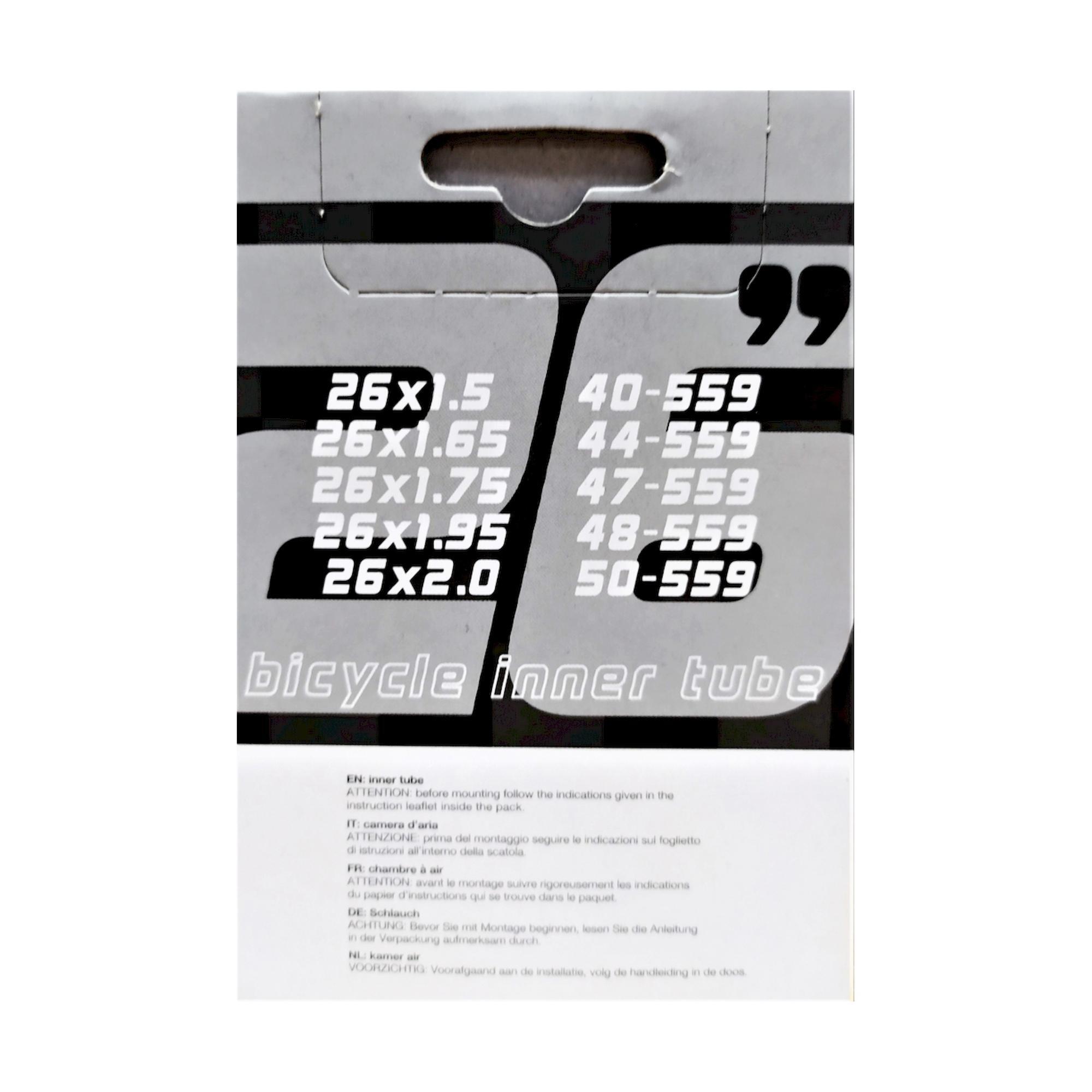 CHAMBRE A AIR VELO 26 x 1.50-2.00 VITTORIA VS - 8022530009638 3/3