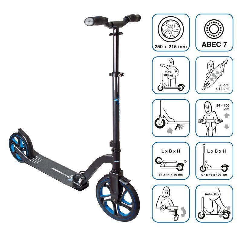 MUUWMI muuwmi Kickscooter Pro 250/215 mm blue