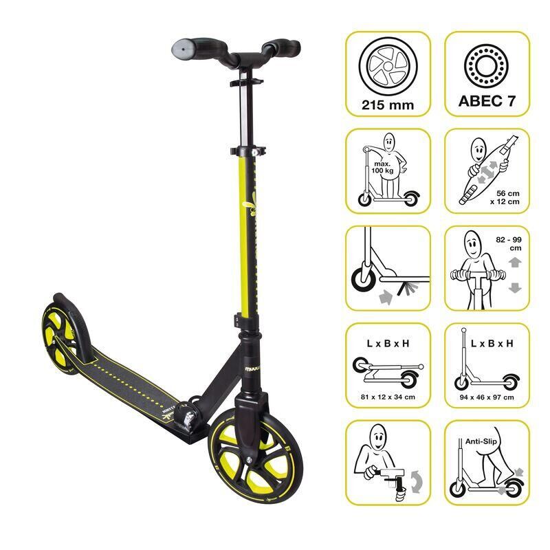 MUUWMI muuwmi Kickscooter Pro 215 mm lime