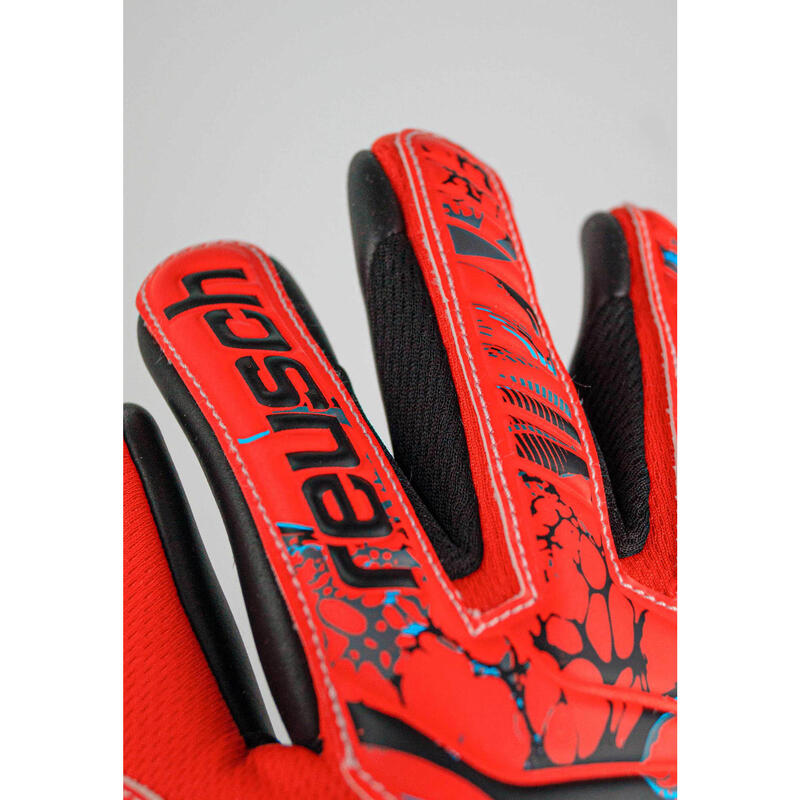 Guantes de portero para niños Reusch Attrakt Grip Evolution Finger Support