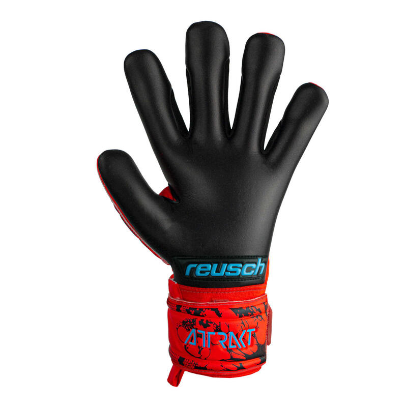 Guantes de portero para niños Reusch Attrakt Grip Evolution Finger Support