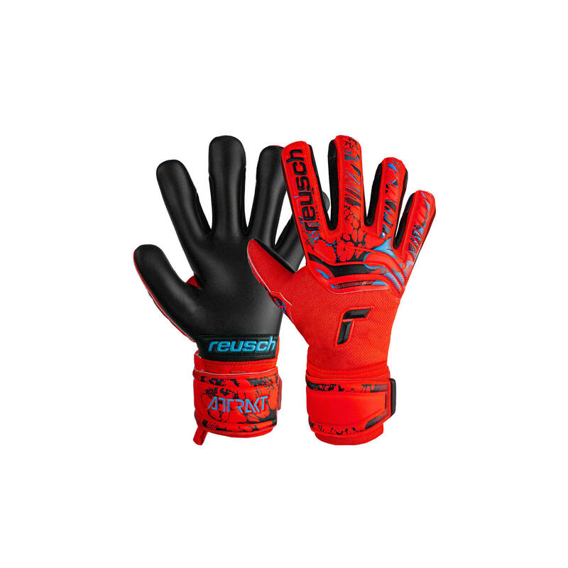 Guantes de portero para niños Reusch Attrakt Grip Evolution Finger Support