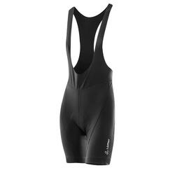 Fietsbroek kort W Bike Bibshorts Hotbond® voor dames - Zwart