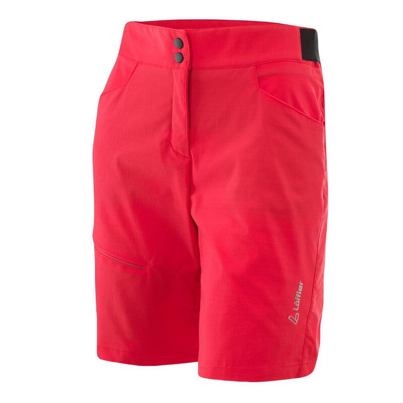 Cuissard court W Bike Shorts Comfort - E CSL pour femme - Rouge