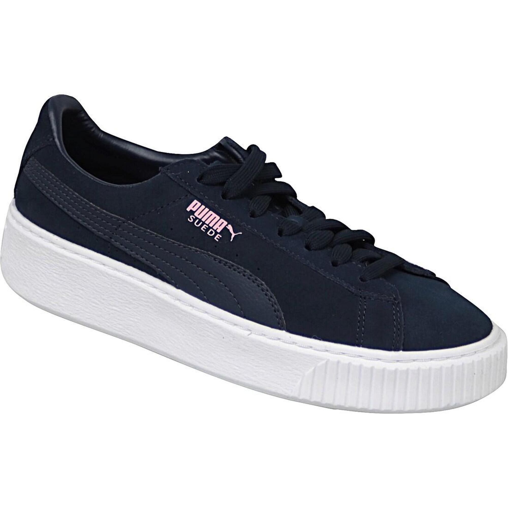 Puma - Chaussures De Sport Pour Filles Suede Platform Jr - Chaussures De Sport - Bleu - 37,5 - Decathlon