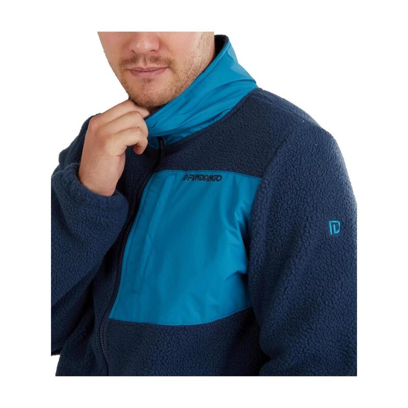 Haven Hybrid Jacket férfi polár pulóver - kék