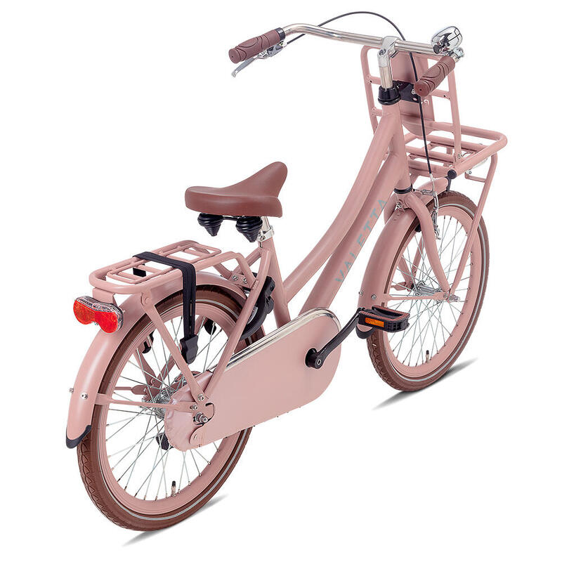 Vélo Enfant Valetta Cargo - Filles - 20 pouces - Rose Flamingo