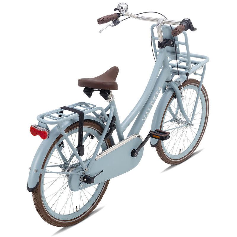 Valetta Cargo N3 Transportfiets - Meisjesfiets - 22 inch - Mat Blauw