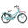 Valetta Cargo Transportfiets - Meisjesfiets - 20 inch - Turquoise/Roze