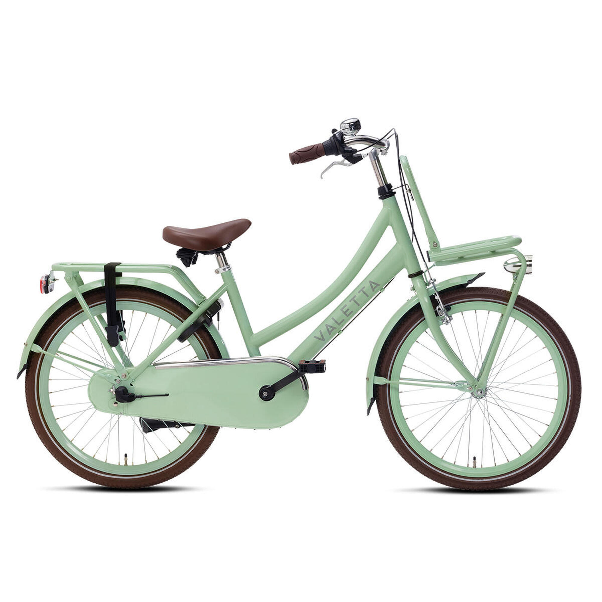Velo Enfant Valetta Cargo N3 Filles 22 pouces Turquoise Rose VALETTA Decathlon