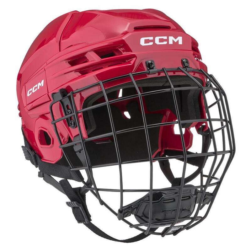 Eishockey-Helm Rot Erwachsene CCM 70 Combo