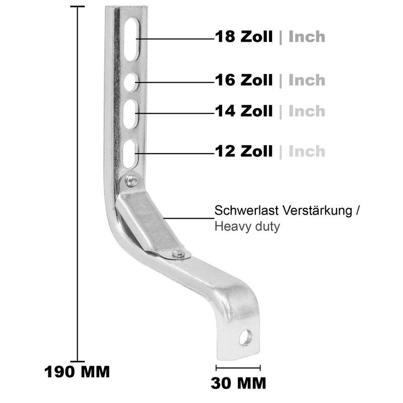 Stabilisateurs pour vélo enfant universel pour 12 14 16 18 pouces -extra larges