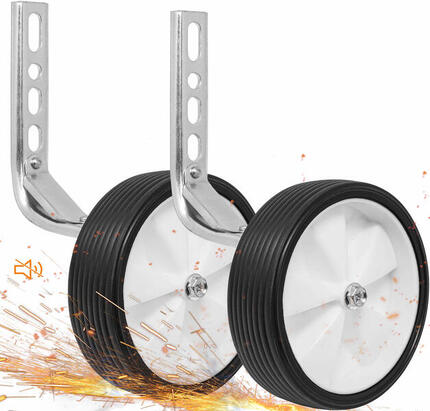 Stützräder für Kinderfahrrad universell für 12 14 16 18 Zoll - Gummi Rollen