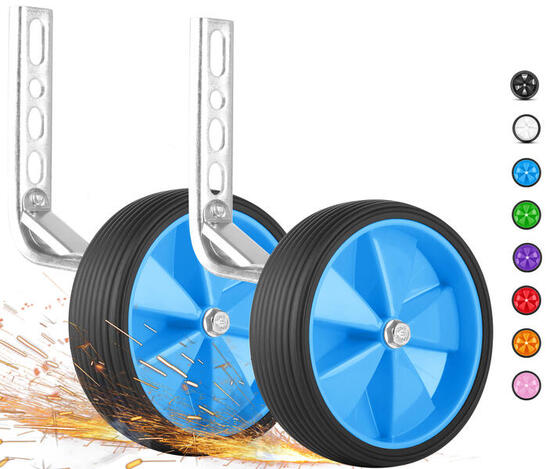 Stützräder für Kinderfahrrad universell für 12 14 16 18 Zoll - Gummi Rollen