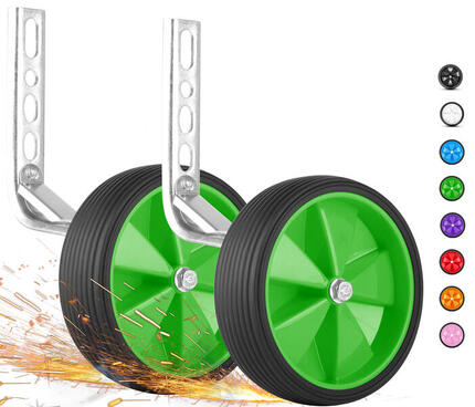 Stützräder für Kinderfahrrad universell für 12 14 16 18 Zoll - Gummi Rollen