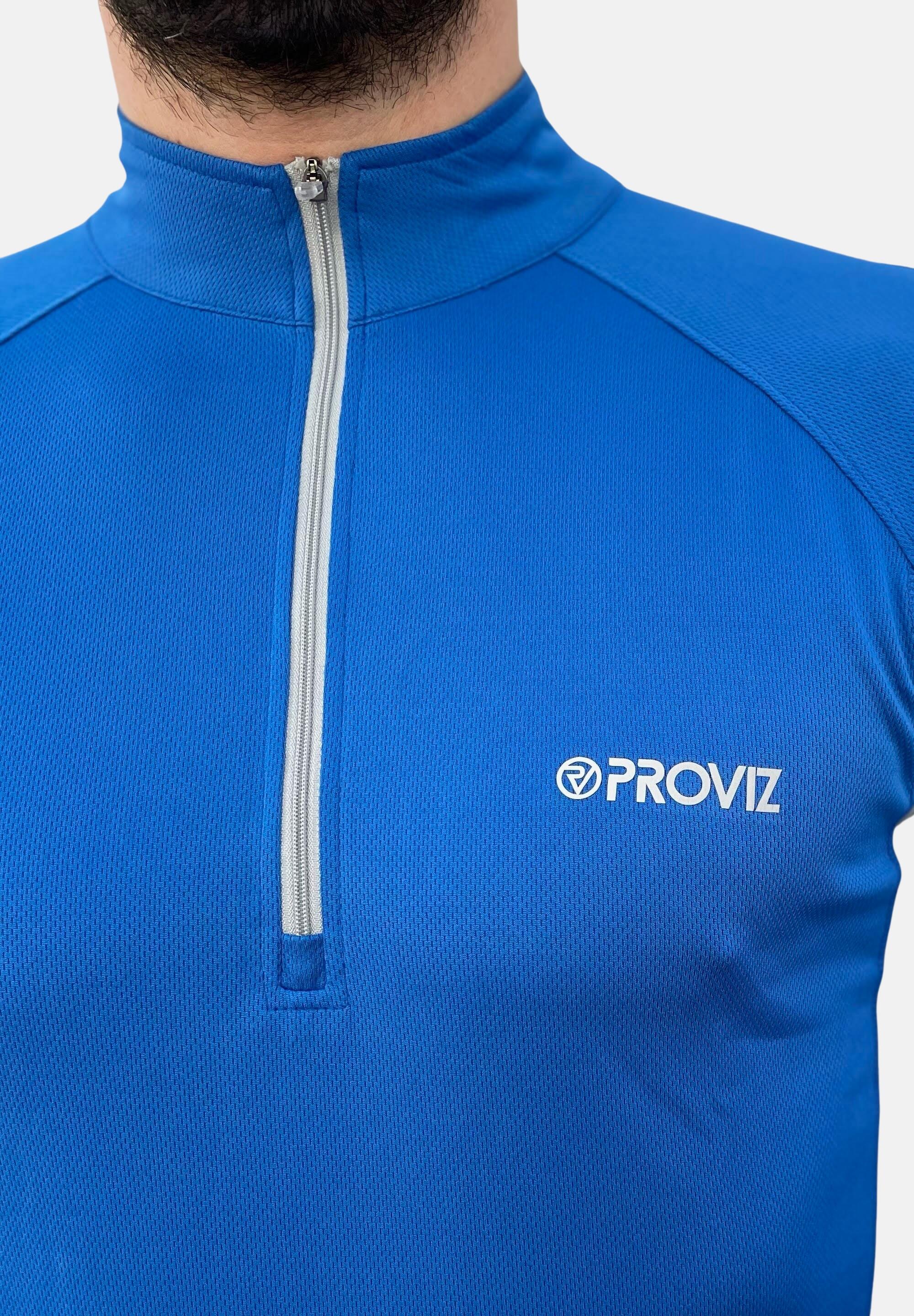 Proviz Classic Mens Sports T-Shirt Long Sleeve Reflective Activewear Top 5/7