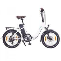 Vélo électrique Pliant NCM Paris Plus Blanc mat - 20 - 250w - batterie 36 v 15ah
