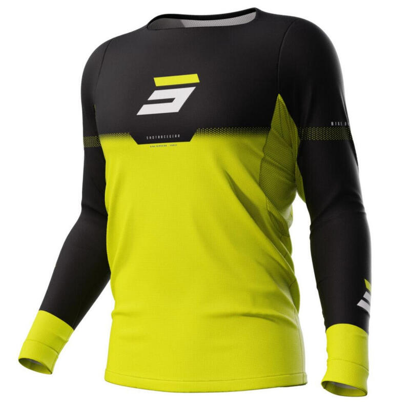 Maglia Manica Lunga bmx Shot Rogue Stok, Giallo