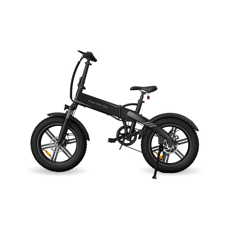 Bicicleta eléctrica plegable Xiaomi ADO A20F,  Aut 120km, 7 velocidades, Negro