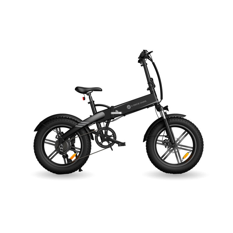 Bicicleta eléctrica plegable Xiaomi ADO A20F,  Aut 120km, 7 velocidades, Negro