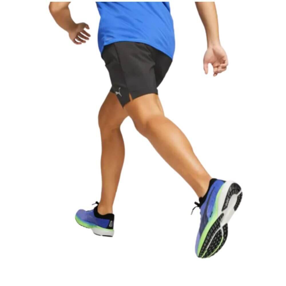 Shorts de corrida Homem Puma Run Fav Velocity. Preto 4/4