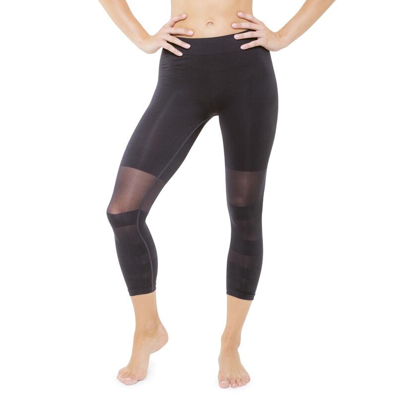 Cellutex leggings desportivos de trabalho aberto negro