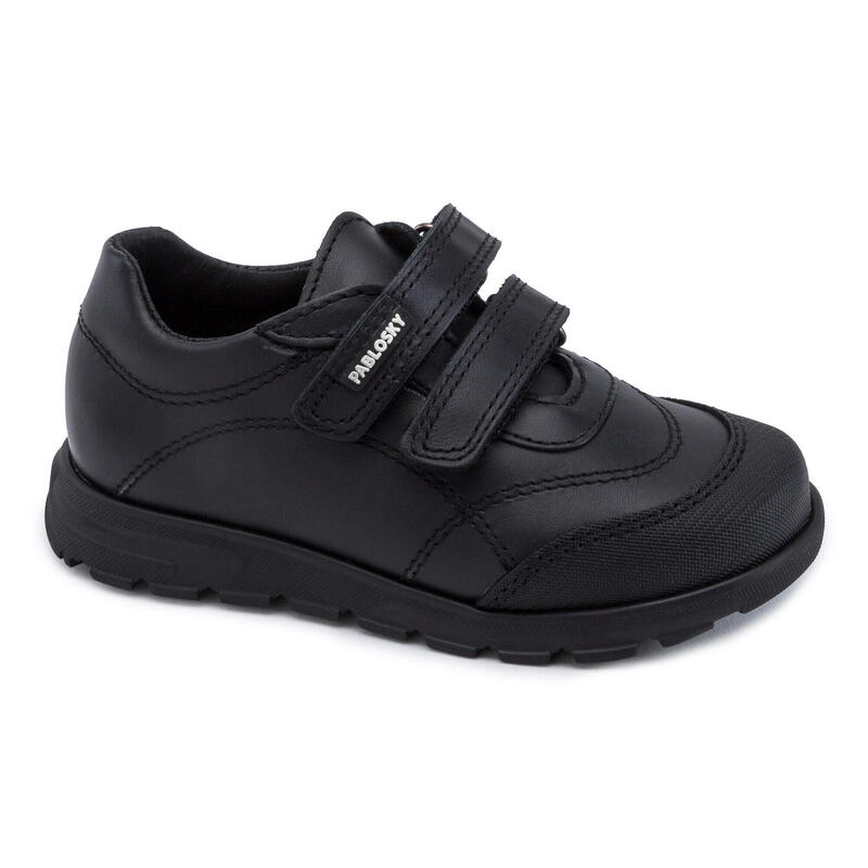 Zapatillas de Marcha deportiva de Piel de Niños PABLOSKY en Negro