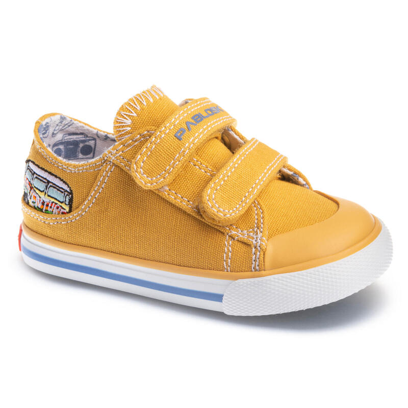 Zapatillas de Marcha deportiva de Tejido de Bebé Niño PABLOSKY en Amarillo