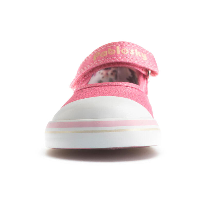 Zapatillas de Marcha deportiva de Tejido de Bebé Niña PABLOSKY en Rosa