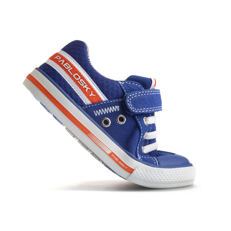 Zapatillas de Marcha deportiva de Tejido de Niño en Azul