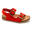 Sandalias de Marcha deportiva de Piel para Niño PABLOSKY en Rojo