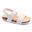Sandálias desportivas de Microfibra de Menina em Branco