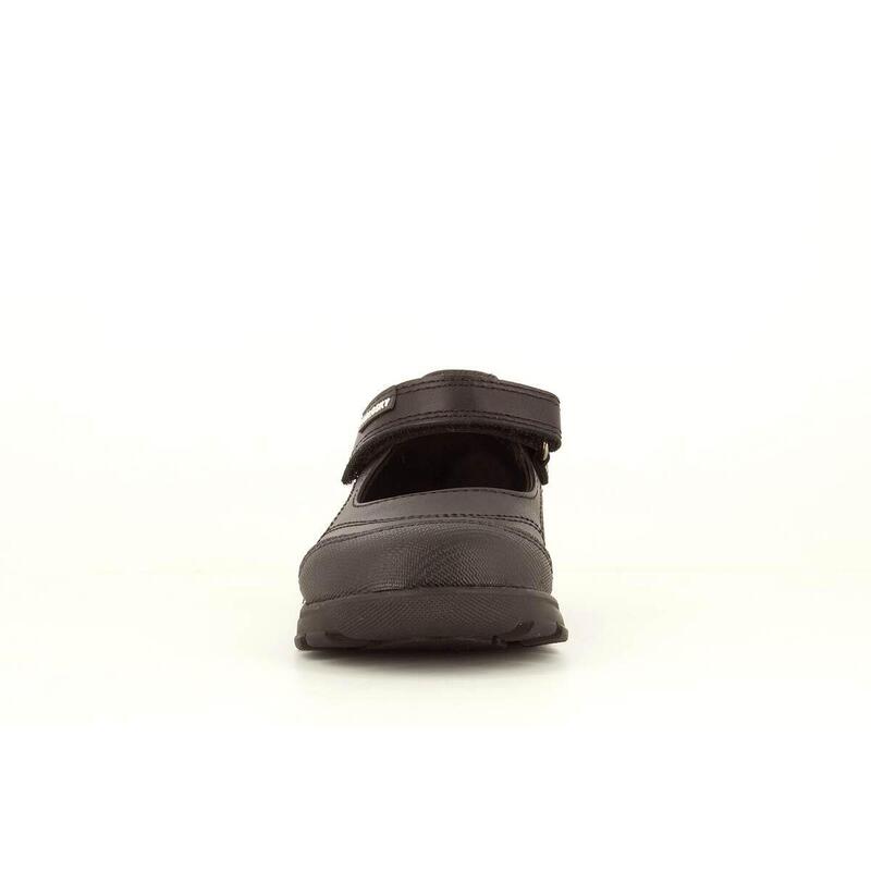 Zapatillas de Marcha deportiva de Piel de Niña en Negro