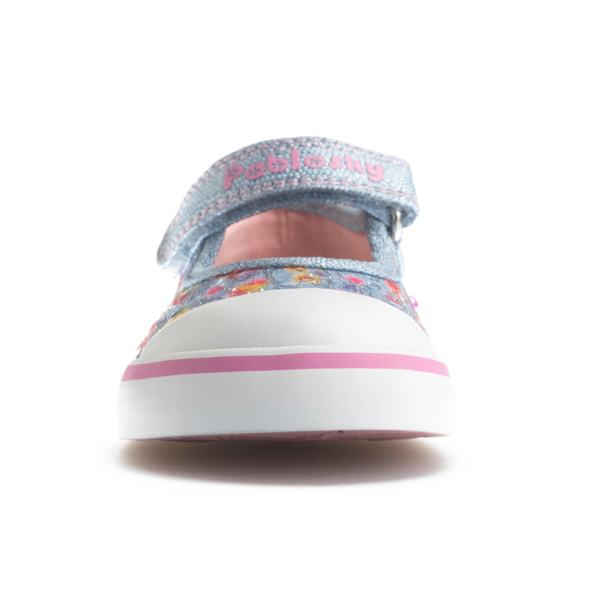 Zapatillas de Marcha deportiva de Tejido de Bebé Niña PABLOSKY en Azul 3/6
