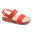 Sandálias desportivas de Microfibra de Menina em Vermelho