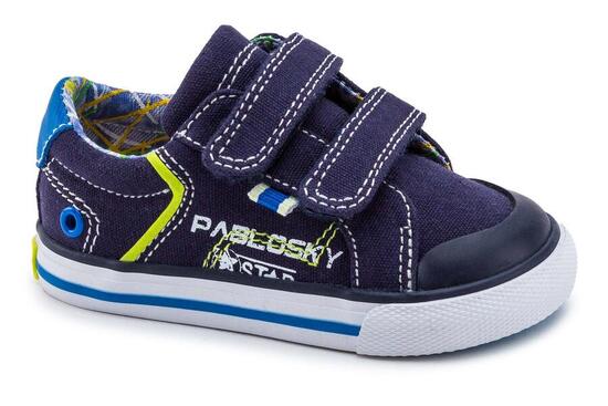 Zapatillas de Marcha deportiva de Tejido de Niño PABLOSKY en Azul