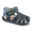 Sandálias desportivas de Couro de Bebé Menino em Azul escuro