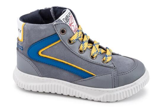 Zapatillas de Marcha deportiva de Piel de Niño PABLOSKY en Gris