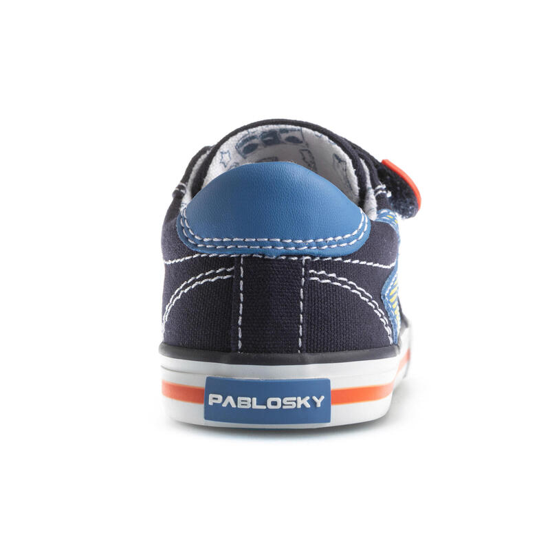 Zapatillas de Marcha deportiva de Tejido de Bebé Niño PABLOSKY en Azul marino