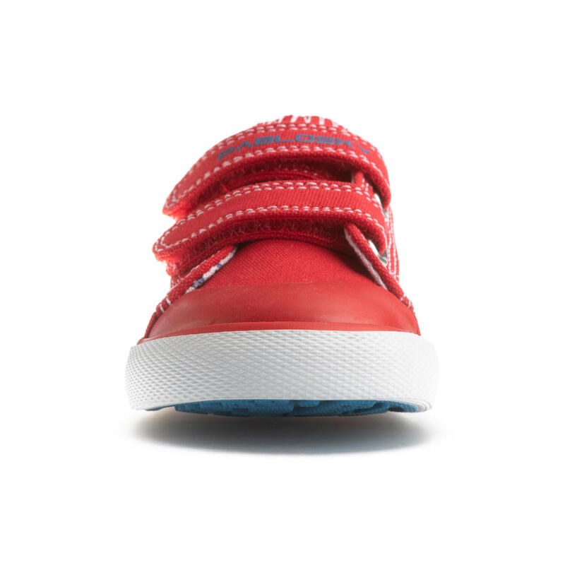 Zapatillas de Marcha deportiva de Tejido de Bebé Niño PABLOSKY en Rojo