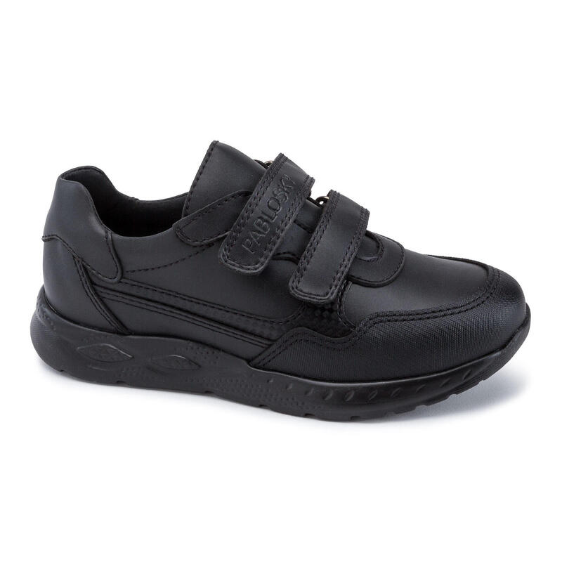 Zapatillas de Marcha deportiva de Microfibra de Niño PABLOSKY en Negro