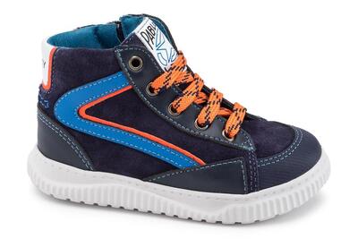 Zapatillas de Marcha deportiva de Piel de Niño PABLOSKY en Azul marino