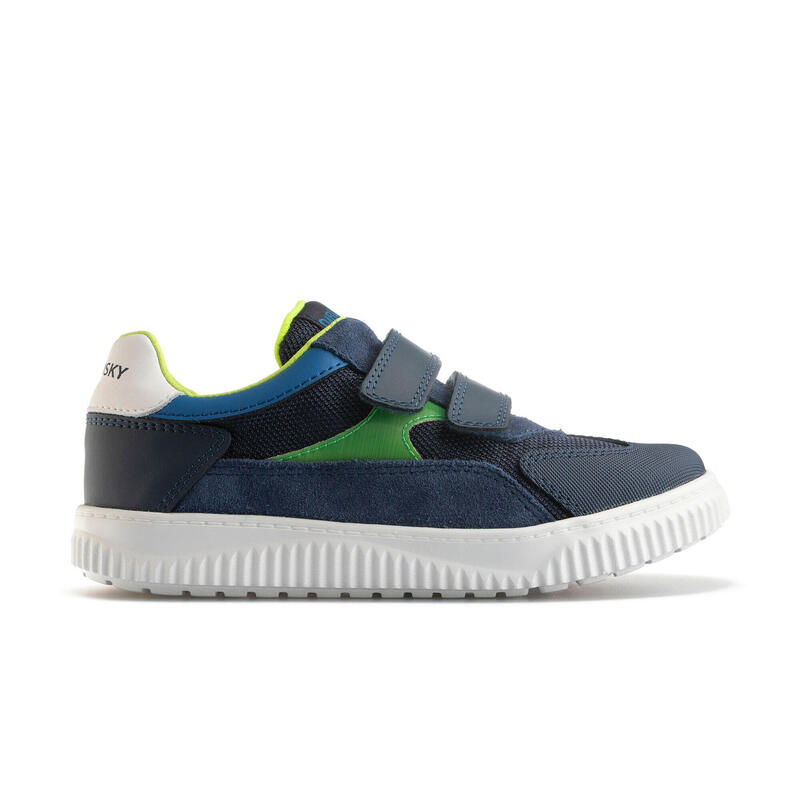 Zapatillas de Marcha deportiva de Piel de Niño PABLOSKY en Azul