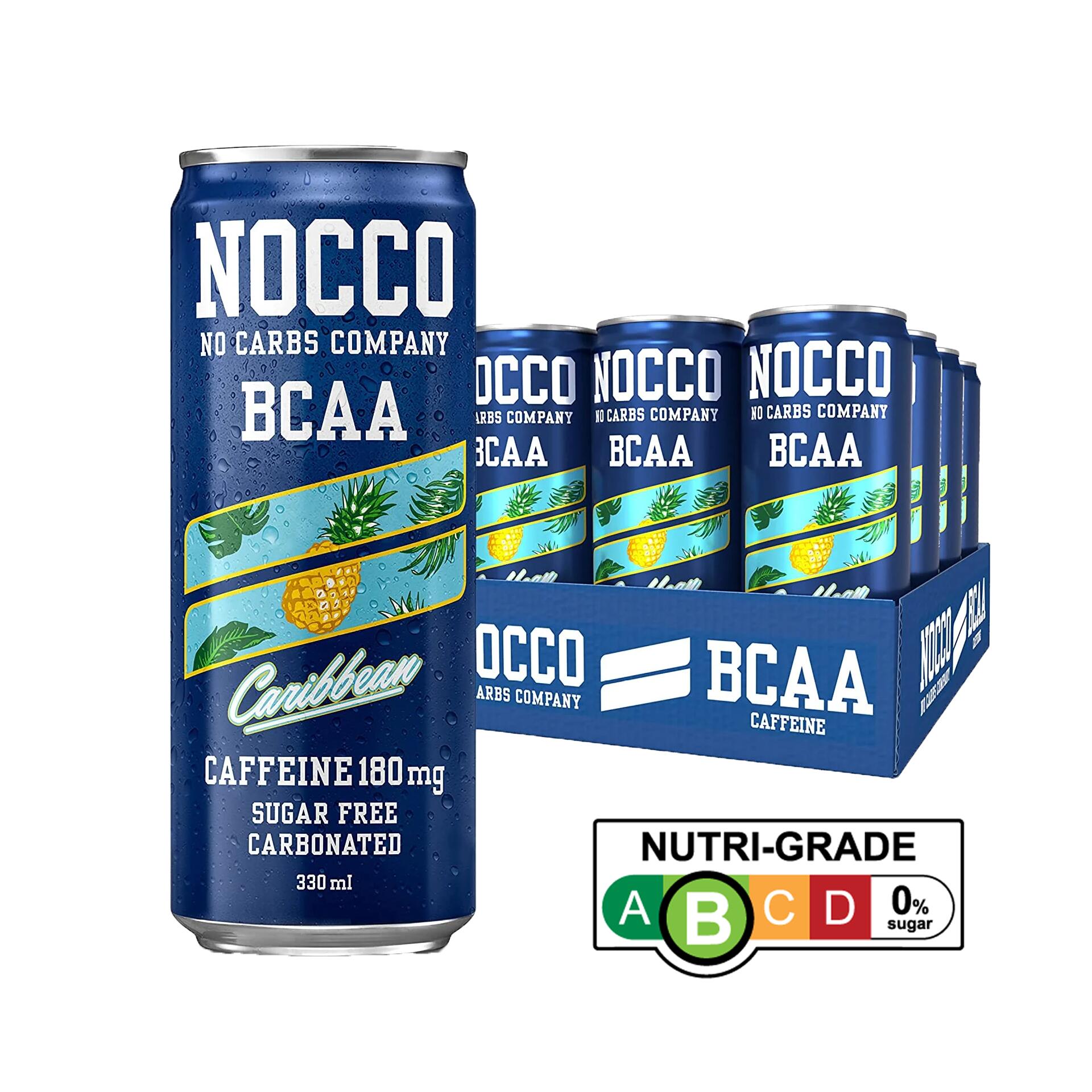 VEGAN BCAA MultiVitamins Sports Drink Caribbean (Caffeinated) (24 x