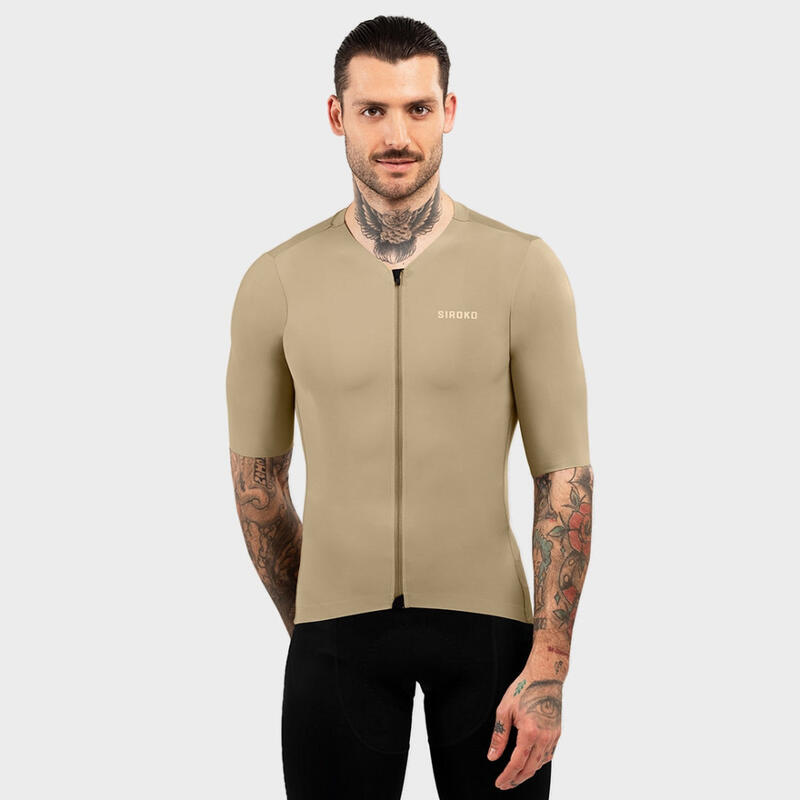 Maglia ultraleggera Ciclismo SIROKO SRX PRO Somport Beige Uomo Maglia ultraleggera Ciclismo SIROKO SRX PRO Somport Beige Uomo